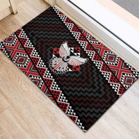 Taniko Aotearoa Rubber Doormat Poutama Mix Piwakawaka - Ver02 LT7 - Polynesian Pride