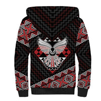 Taniko Aotearoa Sherpa Hoodie Poutama Mix Piwakawaka - Ver02 LT7 - Polynesian Pride