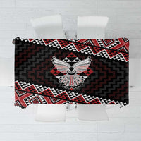 Taniko Aotearoa Tablecloth Poutama Mix Piwakawaka - Ver02 LT7 Red - Polynesian Pride