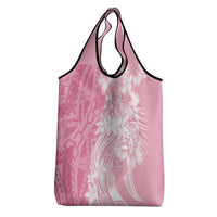 Polynesian Women's Day Grocery Bag Plumeria Passion - Pink LT7 - Polynesian Pride