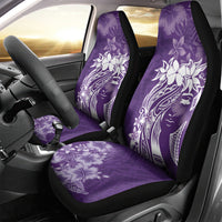 Polynesian Women's Day Car Seat Cover Plumeria Passion - Purple LT7 - Polynesian Pride