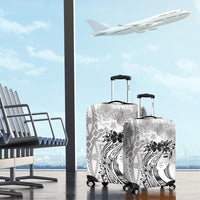 Polynesian Women's Day Luggage Cover Plumeria Passion - White LT7 - Polynesian Pride