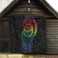 New Zealand Pride Quilt Takatapui Rainbow Fern
