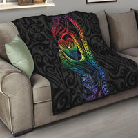 New Zealand Pride Quilt Takatapui Rainbow Fern