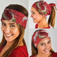 Hawaii Island Flowers Lei Neck Gaiter Ohia Lehua Scarlet Red LT7 - Polynesian Pride
