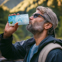 Guam Chamorro Guasali Flowers 4 in 1 Can Cooler Tumbler Aqua Gradient