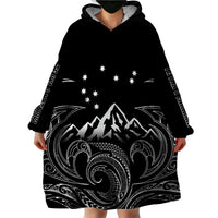 Personalised New Zealand Wearable Blanket Hoodie Maori Te Iwa o Matariki LT7 - Polynesian Pride