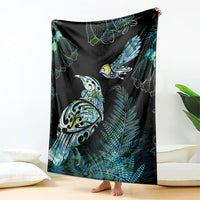 Aotearoa Maori Mahuru Blanket Spring Time - Paua Shell Green LT7 - Polynesian Pride