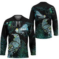 Aotearoa Maori Mahuru Hockey Jersey Spring Time - Paua Shell Green LT7 - Polynesian Pride