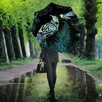 Aotearoa Maori Mahuru Umbrella Spring Time - Paua Shell Green LT7 - Polynesian Pride