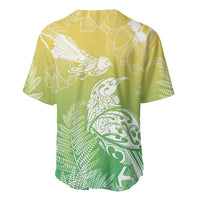 Aotearoa Maori Mahuru Tui With Pikawakawa Baseball Jersey Spring Time LT7 - Polynesian Pride