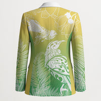 Aotearoa Maori Mahuru Tui With Pikawakawa Blazer Spring Time LT7 - Polynesian Pride