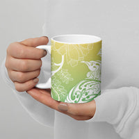 Aotearoa Maori Mahuru Tui With Pikawakawa Ceramic Mug Spring Time LT7 - Polynesian Pride