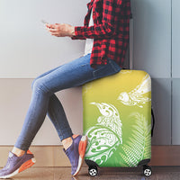 Aotearoa Maori Mahuru Tui With Pikawakawa Luggage Cover Spring Time LT7 - Polynesian Pride
