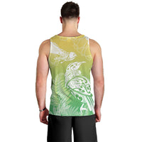 Aotearoa Maori Mahuru Tui With Pikawakawa Men Tank Top Spring Time LT7 - Polynesian Pride