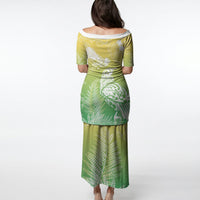 Aotearoa Maori Mahuru Tui With Pikawakawa Puletasi Spring Time LT7 - Polynesian Pride
