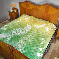 Aotearoa Maori Mahuru Tui With Pikawakawa Quilt Spring Time LT7 - Polynesian Pride