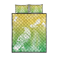 Aotearoa Maori Mahuru Tui With Pikawakawa Quilt Bed Set Spring Time LT7 - Polynesian Pride