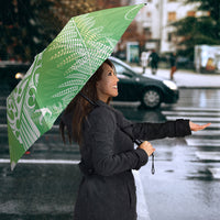 Aotearoa Maori Mahuru Tui With Pikawakawa Umbrella Spring Time LT7 - Polynesian Pride