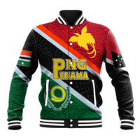 Personalised Penama and Papua New Guinea Day Baseball Jacket Emblem Mix Style LT7 Unisex Colorful - Polynesian Pride