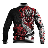 Aotearoa Toitu Te Tiriti Baseball Jacket Whakairo Wheku LT7 - Polynesian Pride