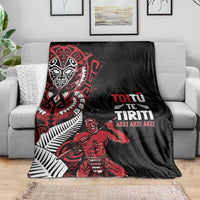 Aotearoa Toitu Te Tiriti Blanket Whakairo Wheku LT7 - Polynesian Pride