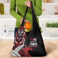 Aotearoa Toitu Te Tiriti Grocery Bag Whakairo Wheku