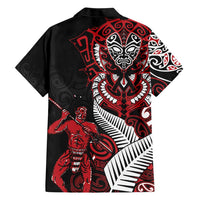 Aotearoa Toitu Te Tiriti Hawaiian Shirt Whakairo Wheku LT7 - Polynesian Pride