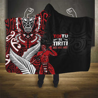Aotearoa Toitu Te Tiriti Hooded Blanket Whakairo Wheku LT7 - Polynesian Pride