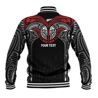 Aotearoa Maori Personalized Baseball Jacket Toitu Te Tiriti Ake! Ake! Ake! LT7 - Polynesian Pride