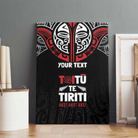 Aotearoa Maori Personalized Canvas Wall Art Toitu Te Tiriti Ake! Ake! Ake! LT7 - Polynesian Pride