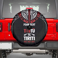 Aotearoa Maori Personalized Spare Tire Cover Toitu Te Tiriti Ake! Ake! Ake! LT7 - Polynesian Pride