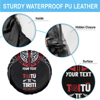 Aotearoa Maori Personalized Spare Tire Cover Toitu Te Tiriti Ake! Ake! Ake! LT7 - Polynesian Pride