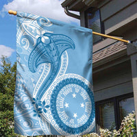 Micronesia FSM Garden Flag Shark and Manta Classic Style