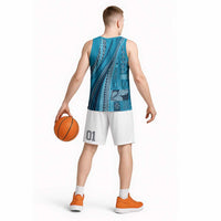 Pasifika Women's Day - Samoa Siapo Malu Tattoo Inspired Basketball Jersey Turquoise LT7 - Polynesian Pride