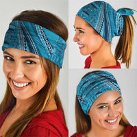 Pasifika Women's Day - Samoa Siapo Malu Tattoo Inspired Neck Gaiter Turquoise LT7 - Polynesian Pride