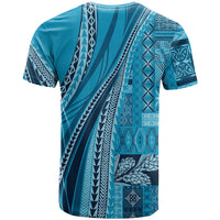 Pasifika Women's Day - Samoa Siapo Malu Tattoo Inspired T Shirt Turquoise LT7 - Polynesian Pride