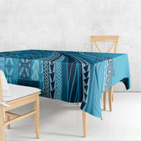 Pasifika Women's Day - Samoa Siapo Malu Tattoo Inspired Tablecloth Turquoise LT7 - Polynesian Pride