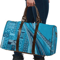 Pasifika Women's Day - Samoa Siapo Malu Tattoo Inspired Travel Bag Turquoise LT7 - Polynesian Pride