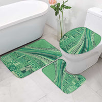 Pasifika Women's Day - Samoa Siapo Malu Tattoo Inspired Bathroom Set Jade LT7 - Polynesian Pride