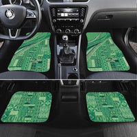 Pasifika Women's Day - Samoa Siapo Malu Tattoo Inspired Car Mats Jade LT7 Set 4pcs Jade - Polynesian Pride