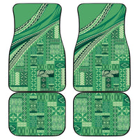 Pasifika Women's Day - Samoa Siapo Malu Tattoo Inspired Car Mats Jade LT7 - Polynesian Pride