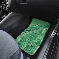 Pasifika Women's Day - Samoa Siapo Malu Tattoo Inspired Car Mats Jade LT7 - Polynesian Pride