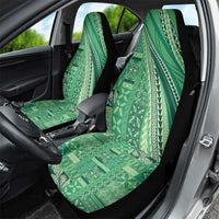 Pasifika Women's Day - Samoa Siapo Malu Tattoo Inspired Car Seat Cover Jade LT7 - Polynesian Pride