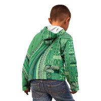 Pasifika Women's Day - Samoa Siapo Malu Tattoo Inspired Kid Hoodie Jade LT7 - Polynesian Pride