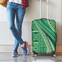 Pasifika Women's Day - Samoa Siapo Malu Tattoo Inspired Luggage Cover Jade LT7 - Polynesian Pride