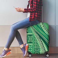 Pasifika Women's Day - Samoa Siapo Malu Tattoo Inspired Luggage Cover Jade LT7 - Polynesian Pride