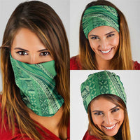 Pasifika Women's Day - Samoa Siapo Malu Tattoo Inspired Neck Gaiter Jade LT7 - Polynesian Pride