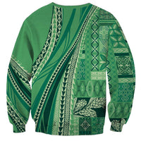 Pasifika Women's Day - Samoa Siapo Malu Tattoo Inspired Sweatshirt Jade
