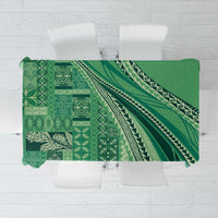 Pasifika Women's Day - Samoa Siapo Malu Tattoo Inspired Tablecloth Jade LT7 Jade - Polynesian Pride